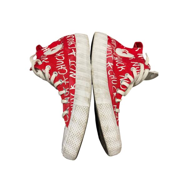 Converse Chuck Taylor UNT1TL3D Hi Not A Chuck Red Sneakers Men\'s Size 9 main image 6